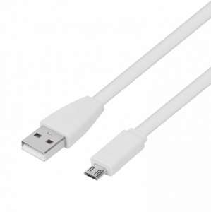 TB Kabel USB-Micro USB 1m. biały, płaski