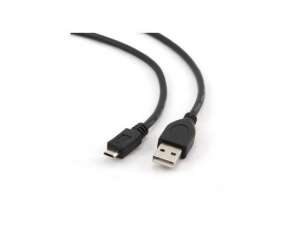 Lanberg Kabel microUSB (M) -> USB-A (M) 2.0 OEM-0007 5m czarny