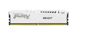 Kingston Fury Beast  Pamięć DDR5 16GB(1*16GB)/5200  CL40 Biała