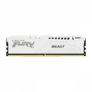 Kingston Pamięć DDR5 Fury Beast White 16GB(1*16GB)/6000 CL40
