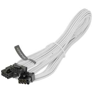 Seasonic 12VHPWR PCIe 5.0 Adapter Kabel - biały