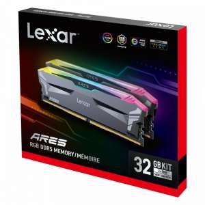Lexar Pamięć DDR5 ARES RGB Gaming 32GB(2*16GB)/5600