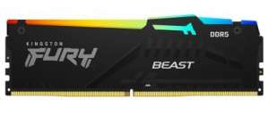 Kingston Fury Beast RGB Pamięć DDR5 64GB(4*16GB)/5200 CL40 czarna