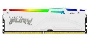 Kingston Pamięć DDR5 Fury Beast RGB 64GB(4*16GB)/5600 CL40 biała