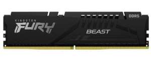 Kingston Fury Beast Pamięć DDR5 64GB(4*16GB)/6000 CL40 czarna