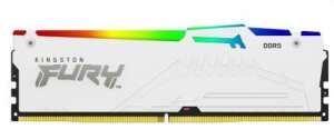 Kingston Pamięć DDR5 Fury Beast RGB 128GB(4*32GB)/5200 CL40 biała