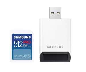 Samsung Karta pamięci SD PRO Plus MB-SD512SB/WW 512GB + czytnik