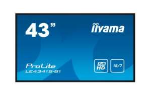 IIYAMA wielkoformatowy 43 cale LE4341S-B1 IPS,FHD,18/7,LAN,HDMI 