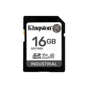 Kingston Karta pamięci SD 16GB Industrial C10 UHS-I U3 V30 A1 pSLC 