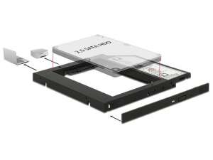 Delock Adapter Slim CD/HDD ramka 5.25'' na 2.5'' 9.5mm 
