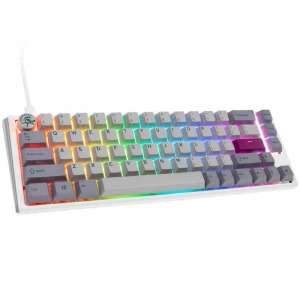 Ducky One 3 Mist Grey SF Gaming Keyboard RGB LED - MX-Speed-Silver (US)