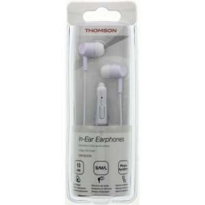 Thomson EAR3005W - Słuchawki przewodowe z mikrofonem - Białe