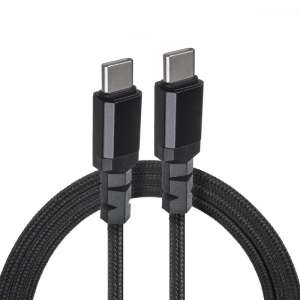 Maclean Kabel 2x USB-C 100W 1m wspierajacy PD przesyl danych do  10Gbps MCE491 Czarny