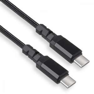 Maclean Kabel 2x USB-C 15W 1m wspierający QC 3.0 MCE493 Czarny 