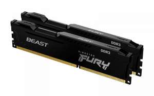 Pamięć DDR3 Fury Beast 16GB (2*8GB)/1866 CL10 czarna