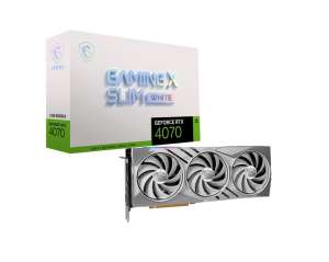 MSI GeForce RTX 4070 Gaming X Slim 12G GDDRX6 192bit biała
