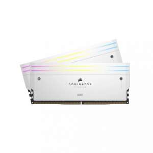 Corsair Pamięć DDR5 Dominator Titanium RGB 64GB/6600(2*32GB) CL32 Intel XMP biała
