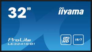 IIYAMA Monitor wielkoformatowy 31.5 cala LE3241S-B1 IPS/FHD/HDMI/18.7/RJ45/2x10W