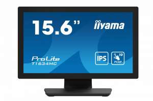 IIYAMA 15.6 cala T1634MC-B1S IPS,poj.10pkt.450cd,IP65,7H,VGA,HDMI,DP