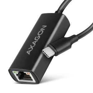 AXAGON ADE-ARC Karta sieciowa Gigabit Ethernet adapter, USB-C 3.2 Gen 1, instalacja automatyczna