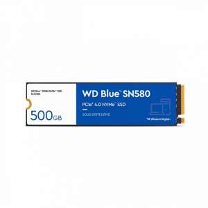 Western Digital WD Blue Dysk SSD 500GB SN580 NVMe M.2 PCIe Gen4 2280
