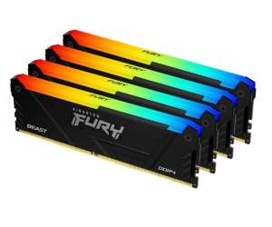 Kingston Fury Beast    RGB  32GB(4* 8GB)/3200  CL16 Pamięć DDR4 