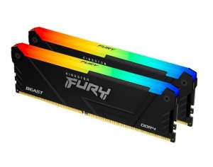 Kingston Fury Beast RGB  32GB(2*16GB)/3600 CL18 Pamięć do PC DDR4 