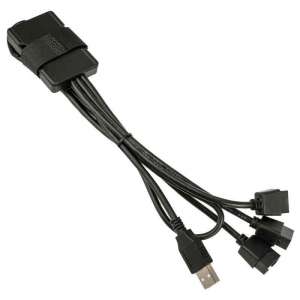 Lian Li PW-U2TPAB USB Hub - czarny