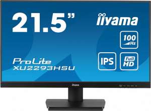 IIYAMA ProLite XU2293HSU-B6 21.5 cala  IPS,100Hz,FHD,1ms,HDMI,DP,2xUSB,2x2W, FreeSync