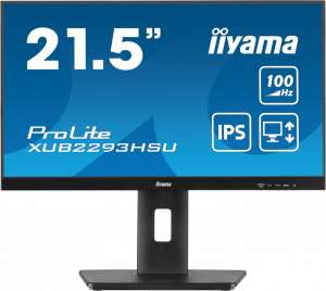 IIYAMA  ProLite XUB2293HSU-B6 IPS,100Hz,HAS(150mm),1ms,HDMI,DP,2xUSB, FreeSync,2x2W,PIVOT Monitor 21.5 cala 