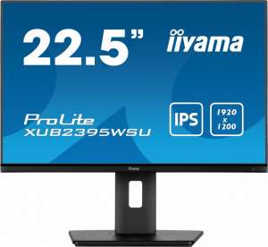 IIYAMA XUB2395WSU-B5 IPS,PIVOT,1920x1200,DP,HDMI,VGA,16:10,2xUSB,2x2W,Freesync,HAS(150mm) Monitor 22.5 cala 