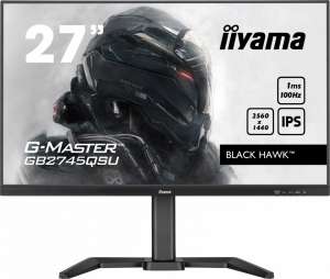IIYAMA G-Master GB2745QSU-B1 IPS,QHD,100Hz,1ms,2xUSB,2x2W,FreeSync,  HAS(150mm )Monitor 27 cali 