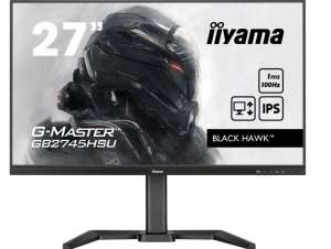 IIYAMA G-Master GB2745HSU-B1 IPS,FHD,100Hz,1ms,2xUSB,HDMI,DP,2x2W,   FreeSync,HAS(150mm) Monitor 27 cali 
