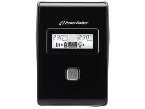 PowerWalker UPS POWER WALKER LINE-INTERACTIVE 850VA 2X 230V PL OUT, RJ11     IN/OUT, USB, LCD 