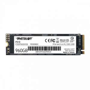 Patriot P310 960GB Dysk SSD M.2 2280 2100/1800 PCIe NVMe Gen3 x 4