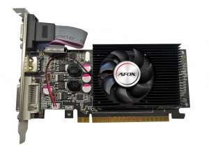 AFOX - Geforce GT610 1GB DDR3 64Bit DVI HDMI VGA LP Fan L5
