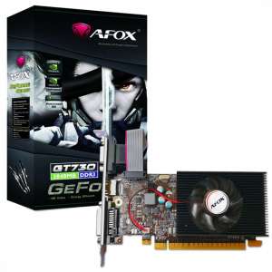 AFOX GeForce GT730 1GB DDR3 64Bit DVI HDMI VGA LP Fan V1