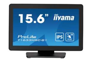 IIYAMA ProLite T1633MSC-B1 Monitor 15.6 cala poj.10pkt,IP54,IPS,USB