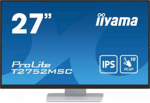 IIYAMA T2752MSC-W1 Monitor 27 cali 10 PKT. POJ,IPS,HDMI,DP,2x2USB(3.2),2x1W400cd/m2,7H