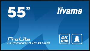 IIYAMA LH5560UHS-B1AG Monitor wielkoformatowy 55 cale matowy 24h/7 500(cd/m2) VA 3840 x 2160 UHD(4K) Android.11 Wifi CMS(iiSignage2)