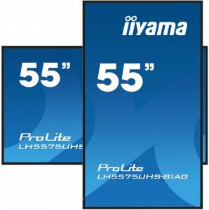 IIYAMA ProLite LH5575UHS-B1AG, Monitor 54.6 cali 24/7,IPS,ANDROID.11,4K