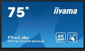 IIYAMA ProLite TE7512MIS-B3AG,Monitor 75 cali INFRARED,40pkt,IPS,4K