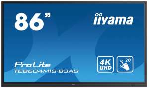 IIYAMA TE8604MIS-B3AG Monitor wielkoformatowy 85.6 cala INFRARED,4K,IPS,24/7,WiFi,7H,OPS SLOT