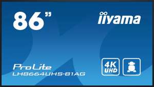 IIYAMA ProLite LH8664UHS-B1AG,Monitor 85.6 cala 24/7,IPS,ANDROID.11,4K