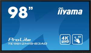 IIYAMA ProLite TE9812MIS-B3AG, Monitor 97.5 cala INFRARED,40pkt,IPS,4K