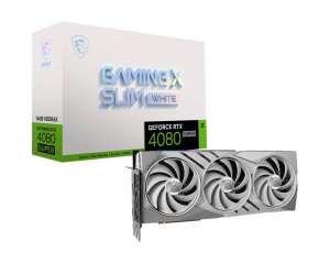 MSI GeForce RTX 4080 SUPER 16GB GAMING X SLIM GDDR6X 256bit biała