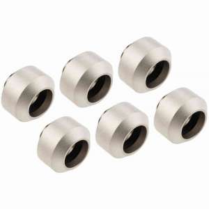 Optimus Hardtube Fittings, 14mm, 6 Pack wraz z narzędziem - Satin Nickel