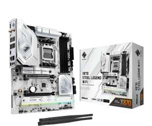 ASRock X870 STEEL LEGEND WIFI Płyta Główna AM5 4DDR5 M.2 ATX