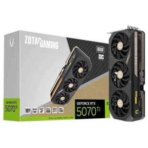 ZOTAC Gaming GeForce RTX 5070 Ti Solid OC | 16GB GDDR7, Ray Tracing, DLSS 4.0