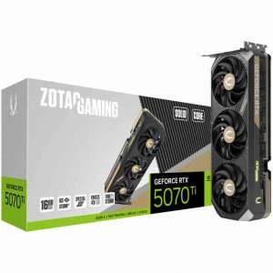 ZOTAC Gaming GeForce RTX 5070 Ti Solid Core | 16GB GDDR7, Ray Tracing, DLSS 4.0